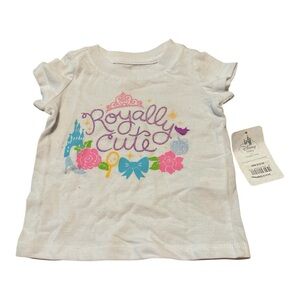 [3/$8] 🆕 Disney White Short Sleeve Tee with Pastel Graphic